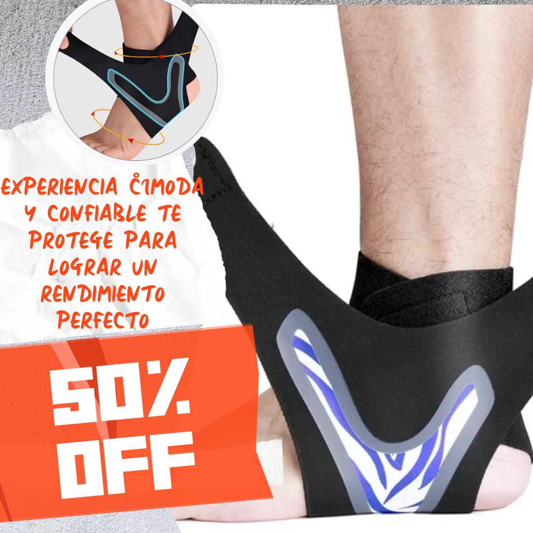 Tobillera de Compresión, Soporte Elástico🔥con Correa Ajustable Ultradelgada 🦶🏻