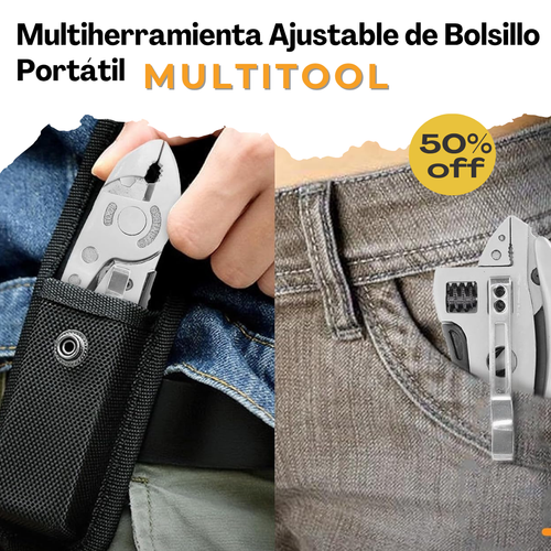 Multiherramienta Multitool® 7 en 1🛠️La herramienta que todo Hombre necesita 🙎♂️