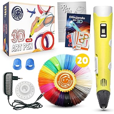 Lápiz 3D inteligente de Impresión + 9 Filamento🔥El mejor y Divertido Regalo🎁