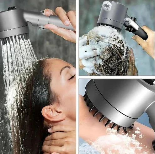 EcoSpa™ Cabezal de Ducha de Alta presión 3 en 1 con Masajeador: Ahorra Filtra y Purifica 💧
