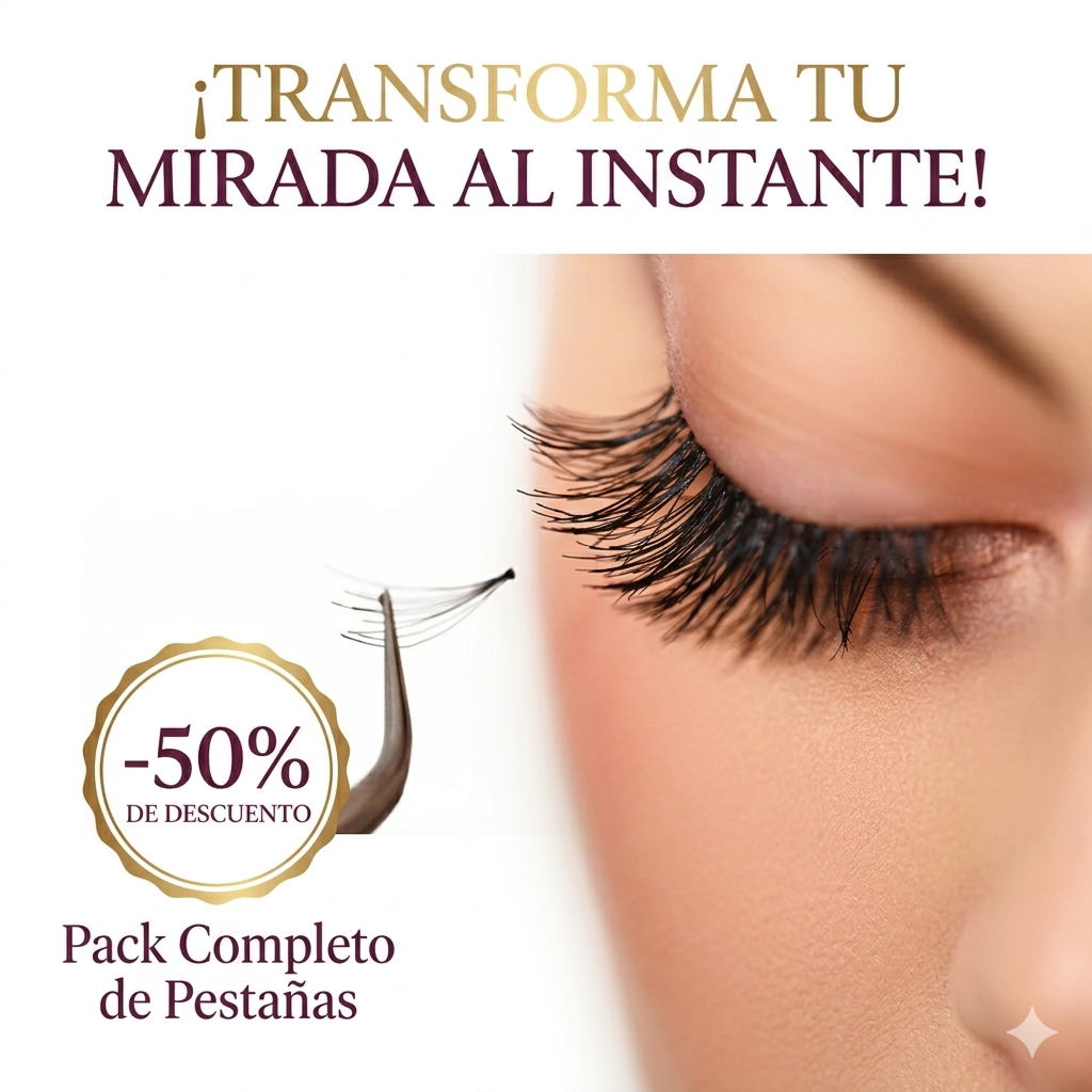 Kit JDM Extensiones De Pestanas 3D Diseño Ojo de Gato Perfecto en 10 Minutos