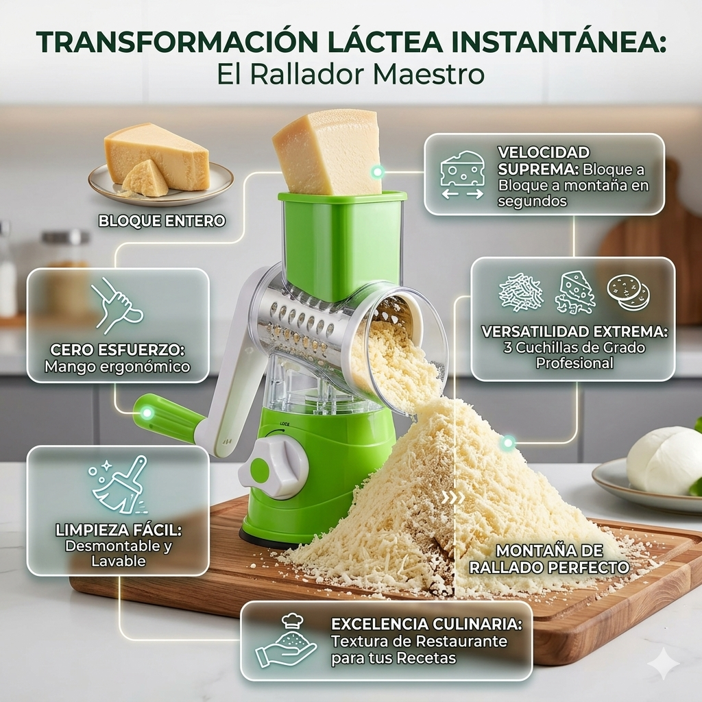TurboGrater Pro El "arma secreta de los mejores cocineros
