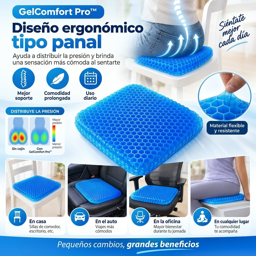 Cojin De Huevo Suave De Gel Flexible🔥