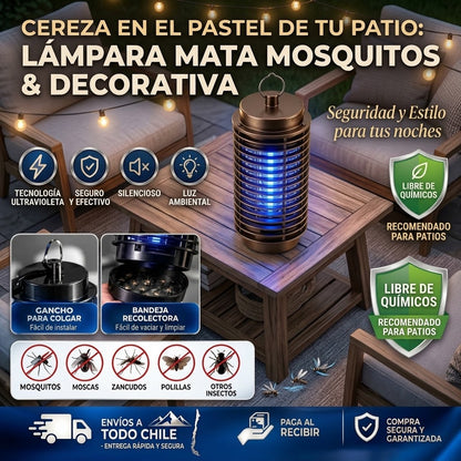🤯Lampara Mata Mosquitos E Insectos🪰🦟🐜