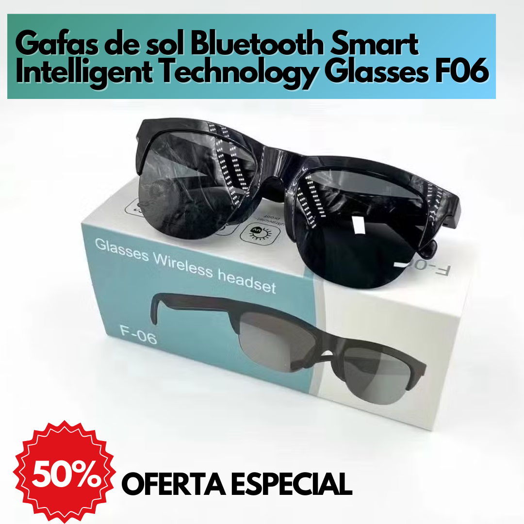 😎🔥Lentes inteligentes con Bluetooth 5.3, 🤯control táctil, llamadas. música🧏🏻‍♀️🔥 y filtro UV,⛱️