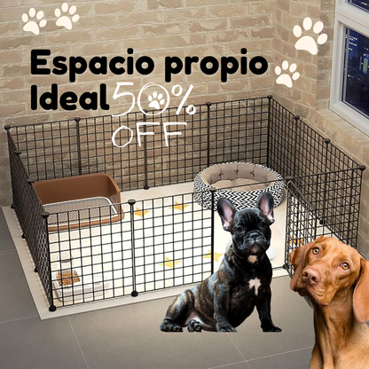 Jaula Corral para Mascotas 🐕‍🦺🐶🐈12 Paneles Armables 🏠🔥