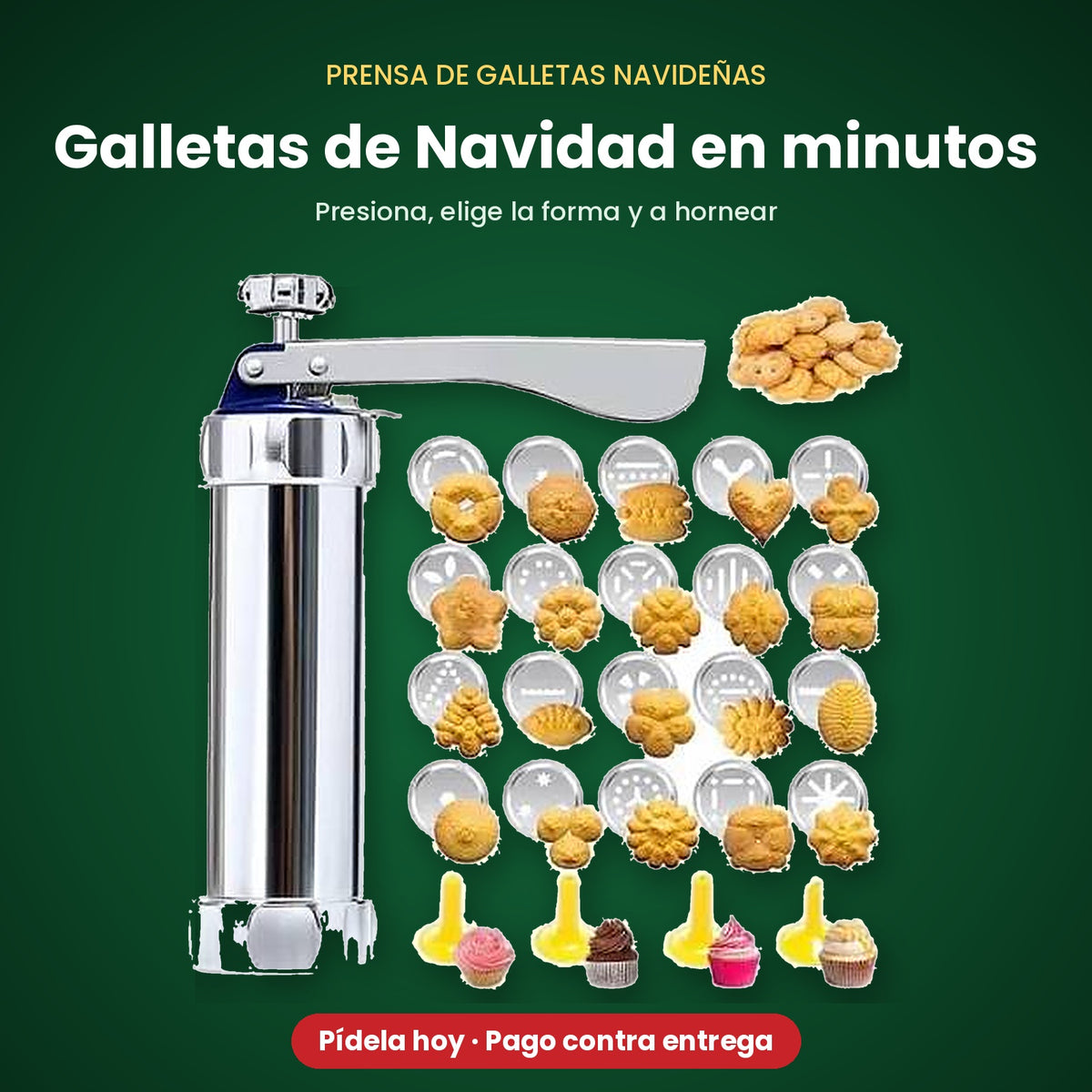 🌟Maquina Para Hacer Galletas 🍪👉🏻🧑🏻‍🎄