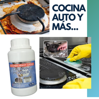 PowerClean® Limpiador en POLVO Anti Grasa🔥 Y Oxido De Cocina 🫧OFERTA 2X1