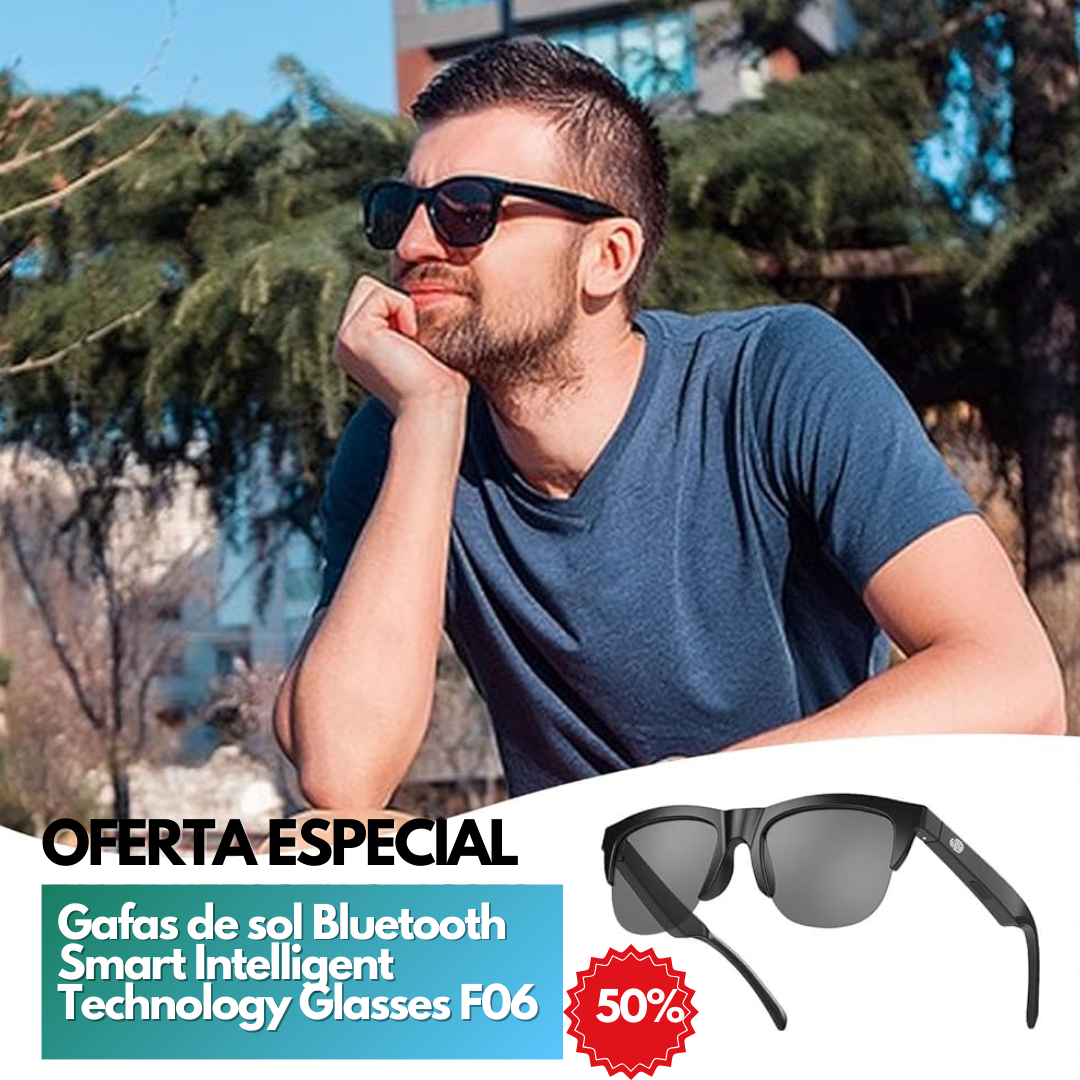 😎🔥Lentes inteligentes con Bluetooth 5.3, 🤯control táctil, llamadas. música🧏🏻‍♀️🔥 y filtro UV,⛱️