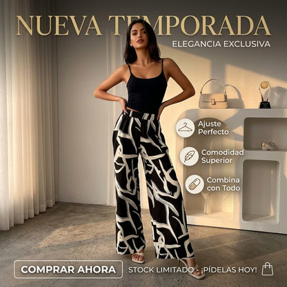 2x1 🤯Pantalón Palazzo Confort Premium 😉(Ajuste Perfecto)👉🏻😯
