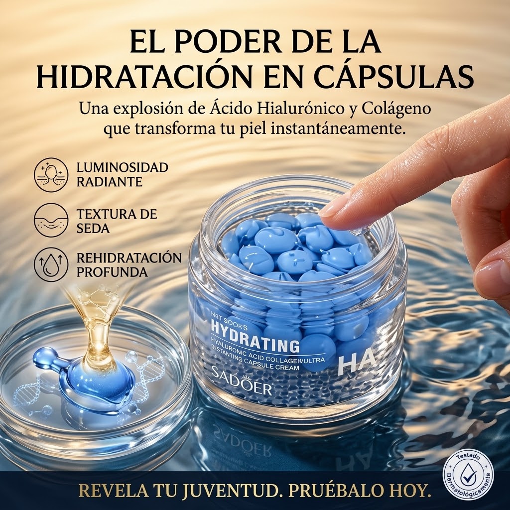 OFERTA ESPECIAL 2X1 🎁Crema Facial🤦🏻‍♀️ En Capsula Hydrating Sadoer 🤯