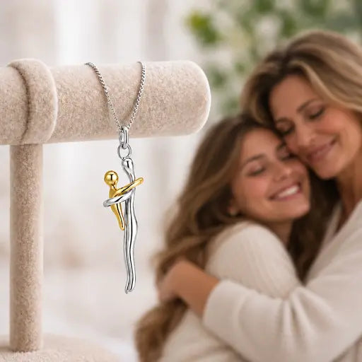 Collar 💞Abrazo Eterno Mama✨👩‍👦 Un abrazo para Siempre💗