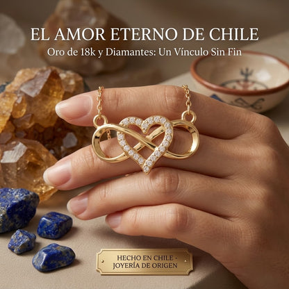 📿Collar Corazón💞💗  Infinito💫