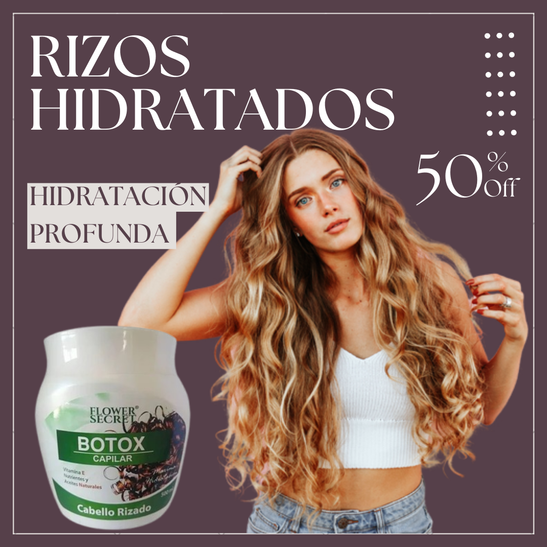 OFERTA 2X1 Botox capilar para Rizos🤯 - Hidratación Profunda 👩🏻‍🦱100% 💧