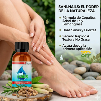 Saninails Gel Solución de reparación de uñas y uñas extra fuerte