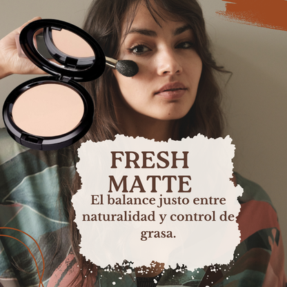 POLVO COMPACTO FRESH MATT: el balance mate que necesitas!✨🔥