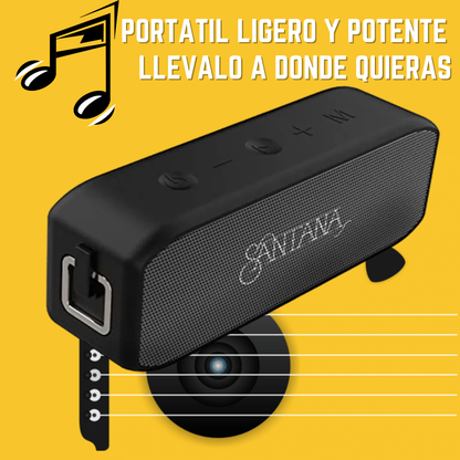 Santana Sounds Parlante🎶🎵: Inalámbrico, portátil, 😎resistente al agua 💧