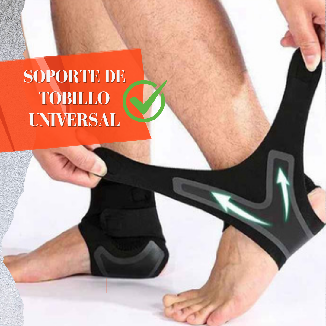 Tobillera de Compresión, Soporte Elástico🔥con Correa Ajustable Ultradelgada 🦶🏻