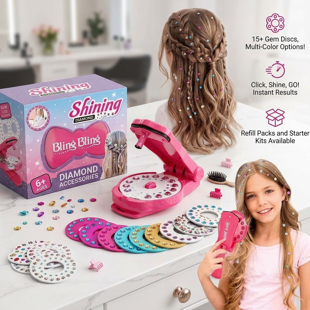 Maquina Para Adornar Cabello Brillos✨