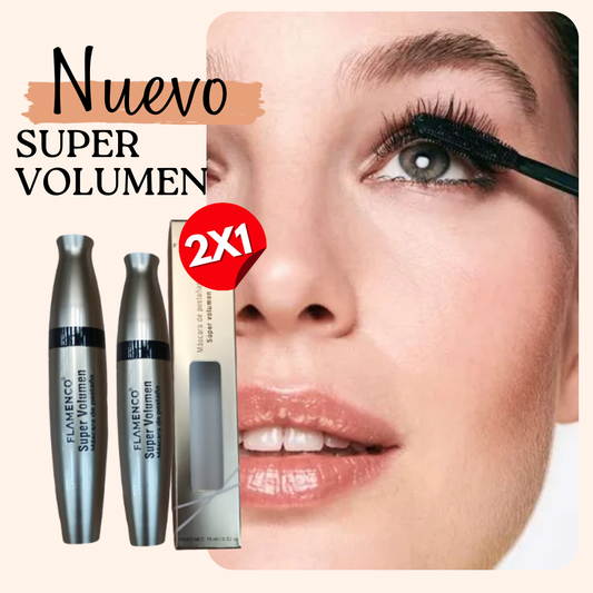 OFERTA 1+1 Mascara De Pestanas Super Volumen Pack De 2🤯