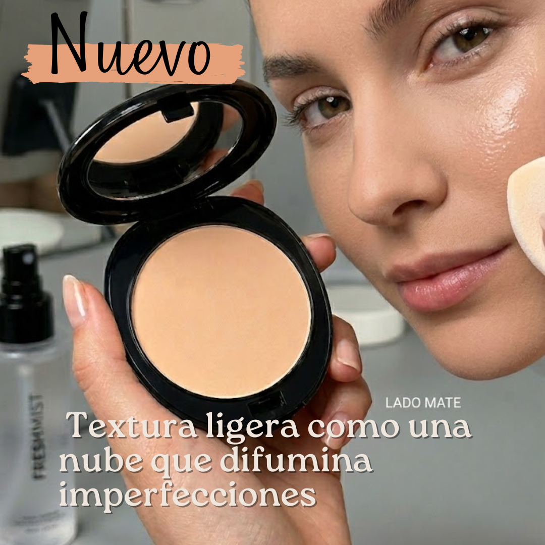 POLVO COMPACTO FRESH MATT: el balance mate que necesitas!✨🔥
