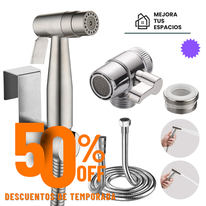 Ducha Bidet Inodoro: Alta Presión 💧Acero Inoxidable Mano🚿