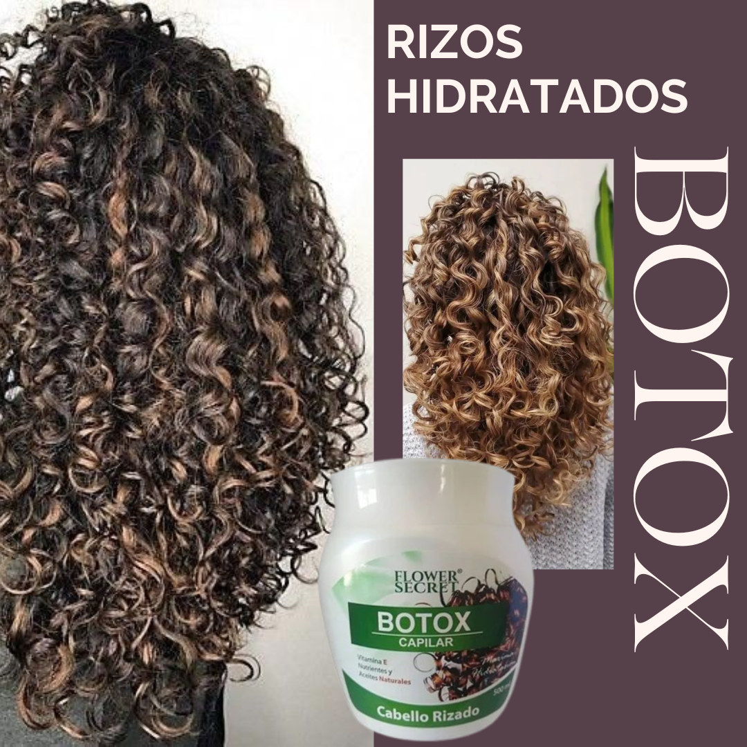 OFERTA 2X1 Botox capilar para Rizos🤯 - Hidratación Profunda 👩🏻‍🦱100% 💧