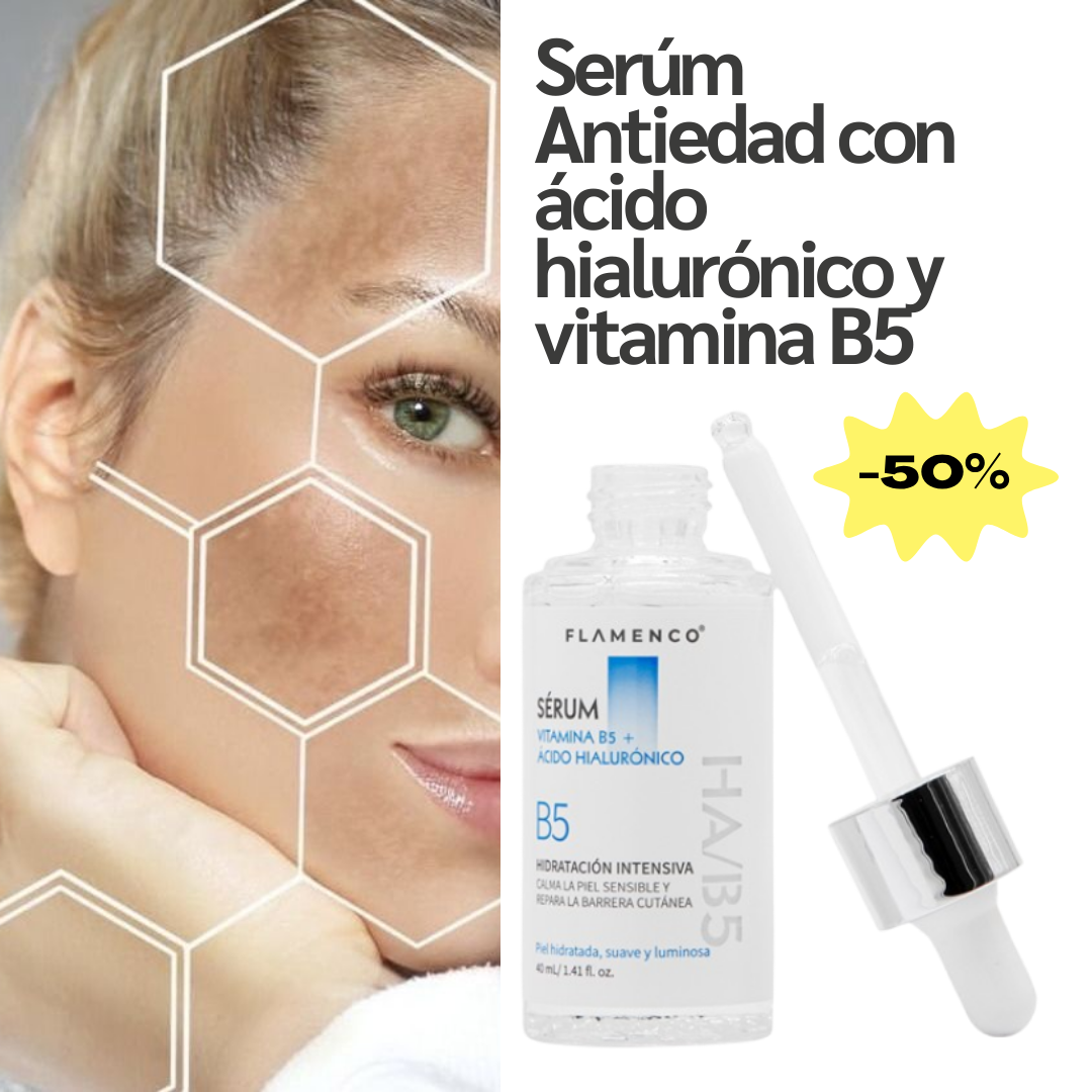 Serum Vitamina B5 Acido Hialuronico🤯🔥
