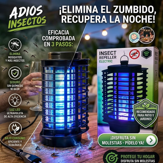 🤯Lampara Mata Mosquitos E Insectos🪰🦟🐜