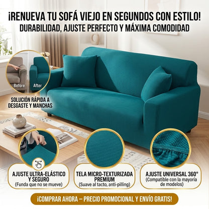 🛋️Funda Protectora Para Sofa De 3 Cuerpos✨👉🏡