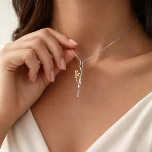 Detalle del acabado del collar