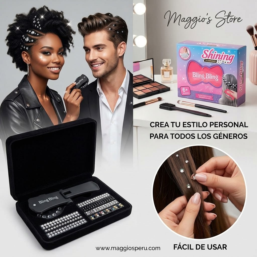 Maquina Para Adornar Cabello Brillos✨