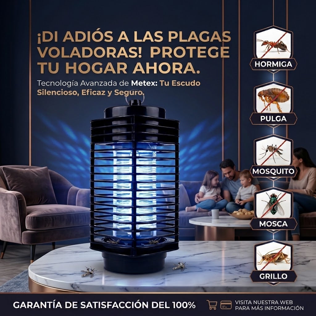 🤯Lampara Mata Mosquitos E Insectos🪰🦟🐜