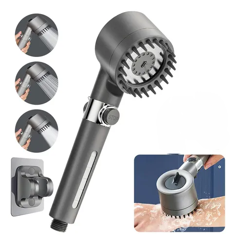 EcoSpa™ Cabezal de Ducha de Alta presión 3 en 1 con Masajeador: Ahorra Filtra y Purifica 💧