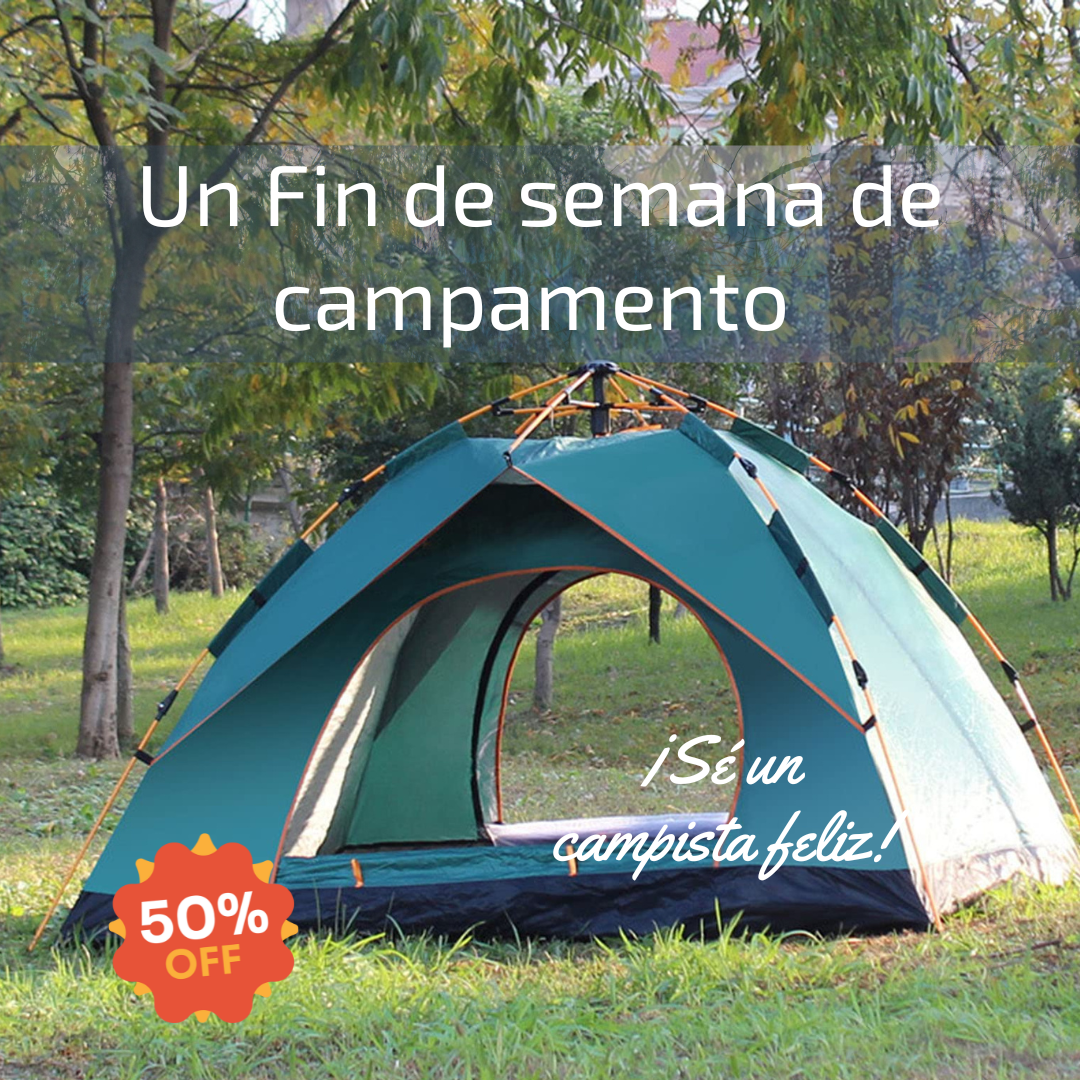 Carpa Para Acampar Camping Armable Alta Capacidad 🏕️👉🏻