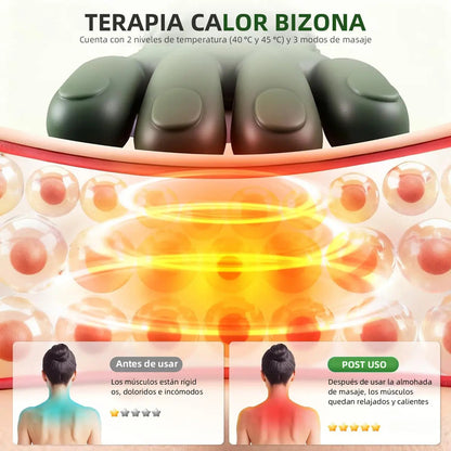 Brelley Masajeador eléctrico🔥 con terapia Termina y diseño de mano simulada... Alivio total 🤯