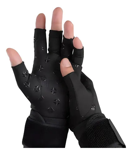 GUANTES DE COMPRESION CON COBRE PARA DOLOR Y RIGIDEZ 👉OFERTA ESPECIAL 🎁