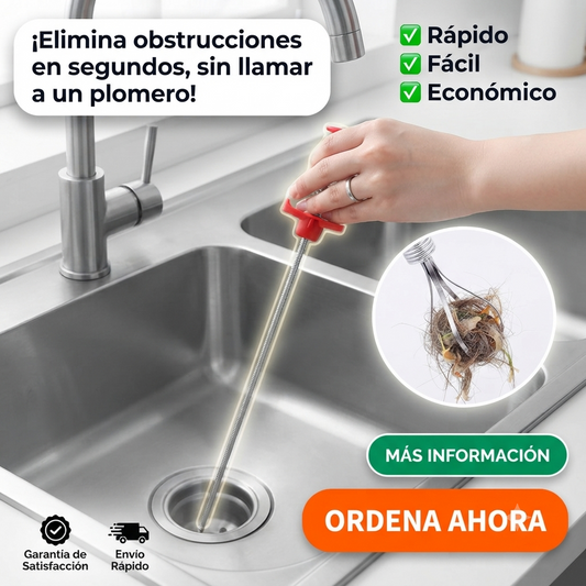 OFERTA ESPECIAL 2X1: Destapa CaÑerias Llave Con Agarre🪛💧