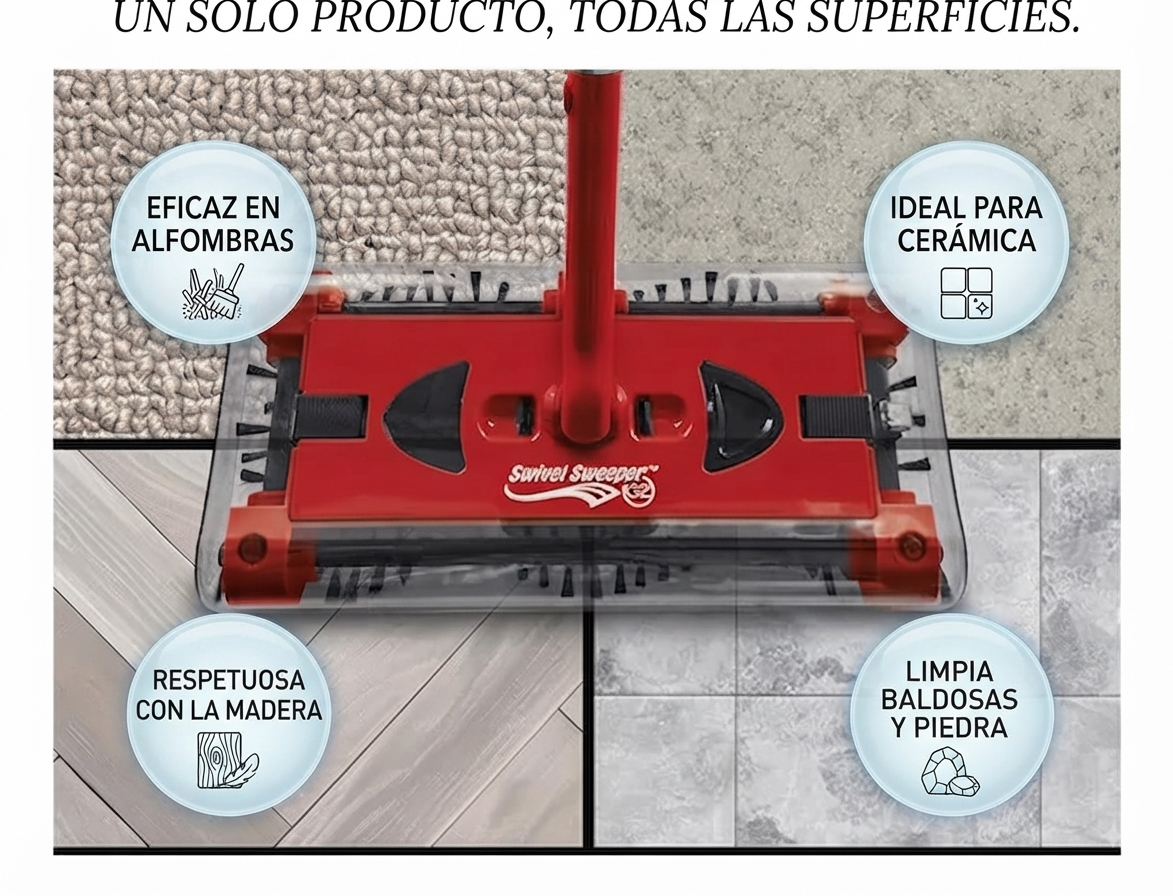X Swivel Sweeper Barredora Electrica