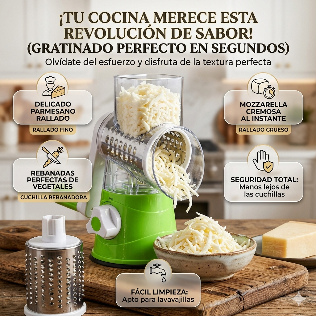 TurboGrater Pro El "arma secreta de los mejores cocineros