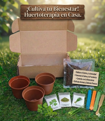 Kit de Huertoterapia: Cultiva bienestar y recuerdos en casa 🌿