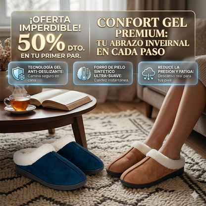 Confort Gel Premium Pantuflas ortopedicas de invierno: el Alivio Terapéutico que necesitas