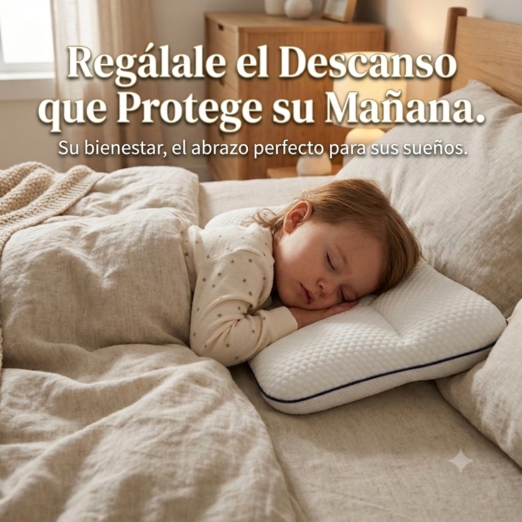 ProtecUltra® Almohada Terapia de Postura 🛡️para niños antironquido, 💤😴