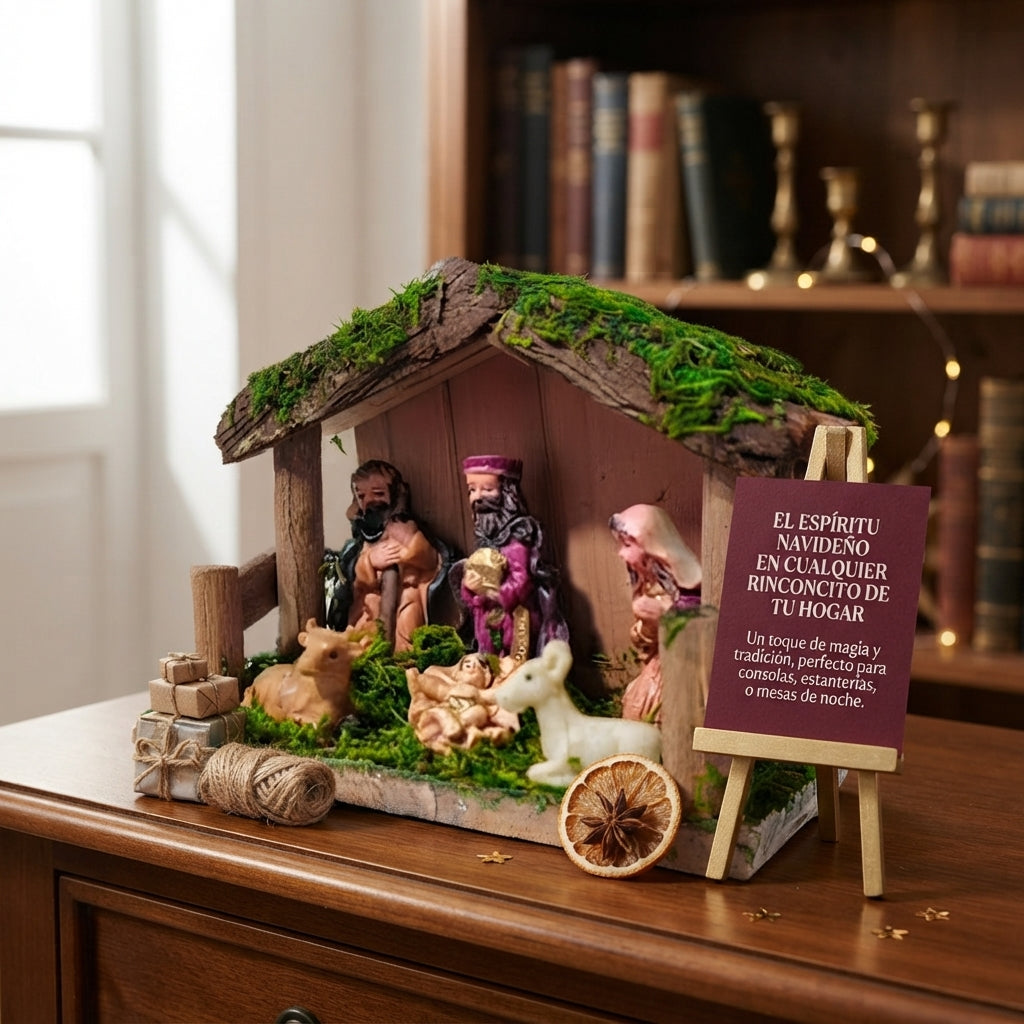 🏠 Nacimiento, Diseño Especial de Navidad💫 Detalles para Recordar