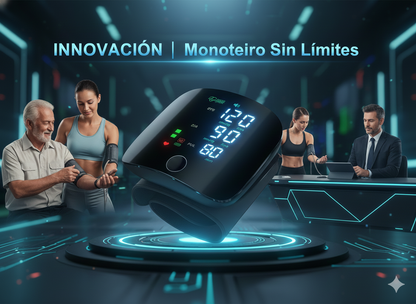 Monitor de Presión🧑‍⚕️ CardioSync para Muñeca 🤌 ¡Controla tu Presión Arterial🌩️ en un Instante, Donde Estés!