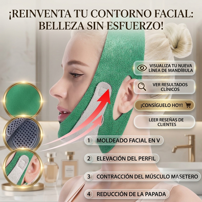 OFERTA 2X1🎁Reductor Mascarilla lifting 🔥facial Cinturón antipapada🤯