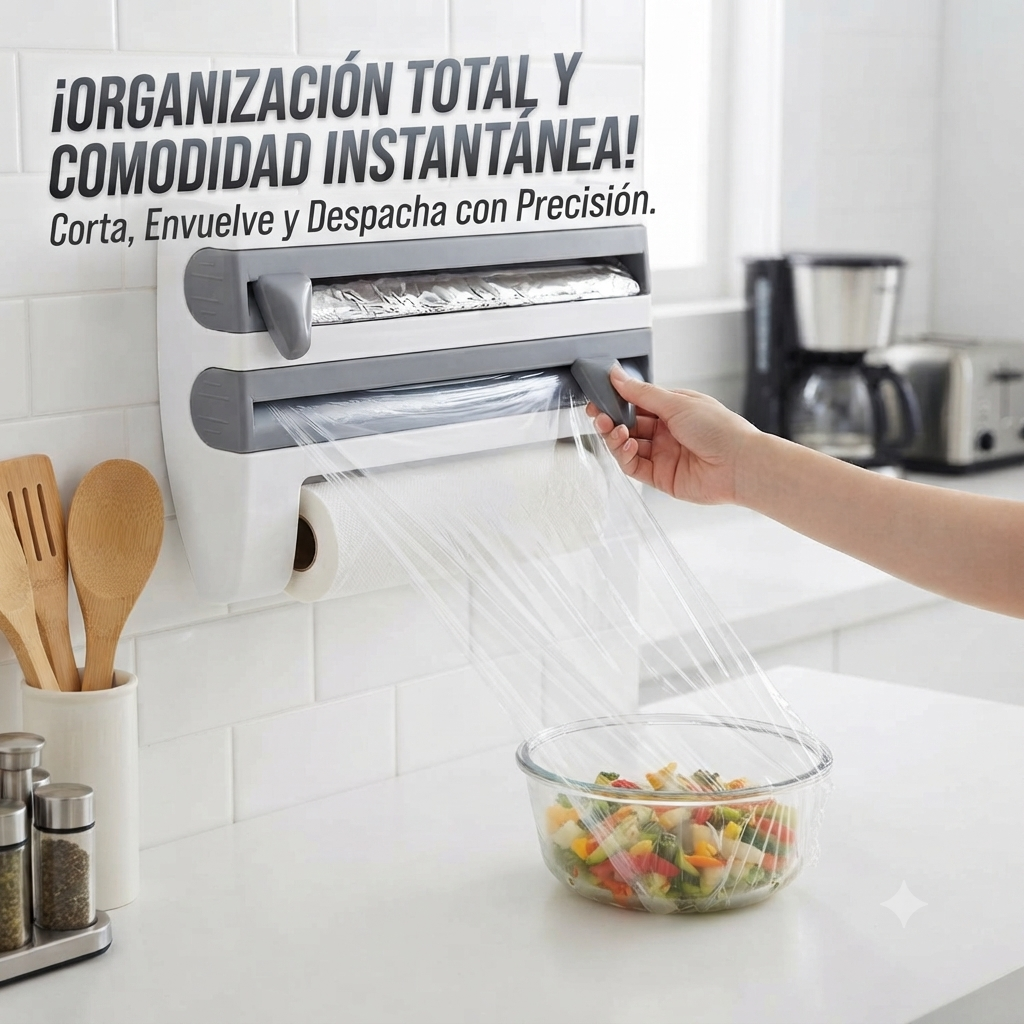 Dispensador de Papel Cocina Multiuso