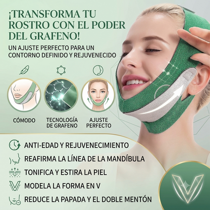 OFERTA 2X1🎁Reductor Mascarilla lifting 🔥facial Cinturón antipapada🤯