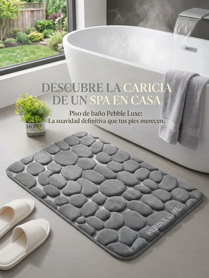 Plebble Luxe🛡️ Alfombra Antideslizante Efecto Piedra👉🏻😉 La comodidad en cada Paso
