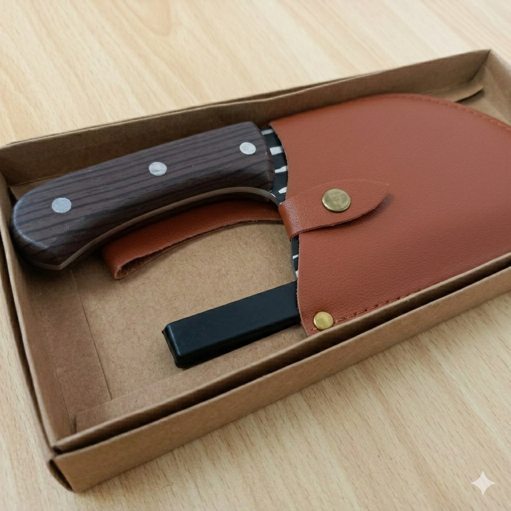 CUCHILLO 🔪 HACHUELA PROFESIONAL JAPONES TAZAKI⛩️CON FUNDA